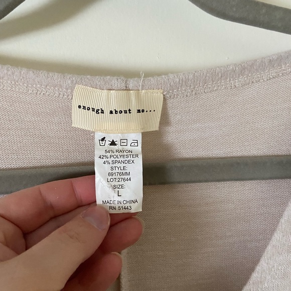 Tan Surplice Top - Picture 3 of 3